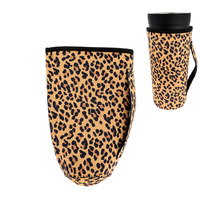 WESTERN ANIMAL PRINT DRINKING SLEEVE INSULATED TUMBLER HOLDER