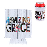 AMAZING GRACE WESTERN SPIRITUAL INSULATED CAN HOLDER