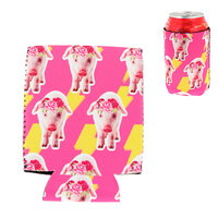 WESTERN THEMED DRINKING SLEEVE INSULATED CAN HOLDER