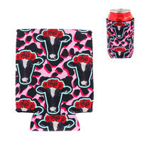 WESTERN THEMED DRINKING SLEEVE INSULATED CAN HOLDER