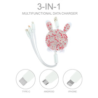 4 IN 1 UNIVERSAL USB CHARGER RETRACTABLE CABLE