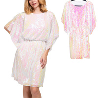 1920S VINTAGE METALLIC SEQUIN FLAPPER DRESS