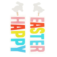 "HAPPY EASTER" POST EARRINGS