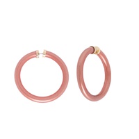44MM MEDIUM IRIDESCENT JELLY HOOP EARRINGS