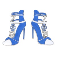 AFROCENTRIC SORORITY CRYSTAL STILETTO EARRINGS