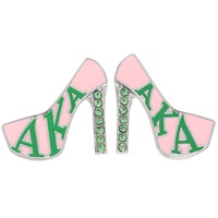 AFROCENTRIC SORORITY CRYSTAL STILETTO EARRINGS