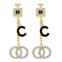 PARISIAN FASHIONISTA PERFUME BOTTLE EARRINGS