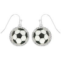 GAMEDAY SOCCER DANGLE EARRINGS