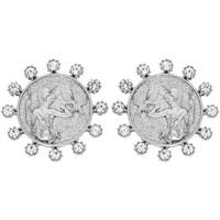 ROMAN SOLDIER COIN POST EARRINGS