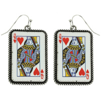 WESTERN QUEEN OF HEARTS EARRINGS