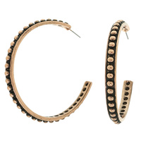 WESTERN BUBBLE HOOP EARRINGS