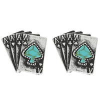 WESTERN FOUR OF A KIND POST EARRINGS