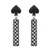 WESTERN ACE OF SPADES EARRINGS