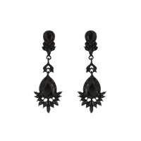TEAR SHAPE CRYSTAL EARRINGS