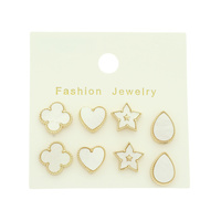 WHIMSICAL MULTI SHAPE EARRING SET
