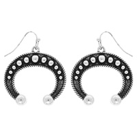 WESTERN SQUASH BLOSSOM DANGLE EARRINGS