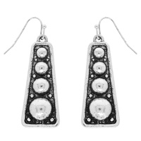 WESTERN BUBBLE BAR DANGLE EARRINGS