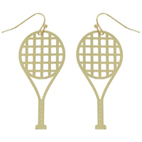 GAME DAY TENNIS RACKET EARRINGS