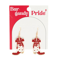 GAME DAY COWBOY BOOTS EARRINGS