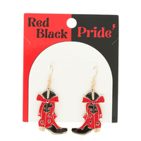 GAME DAY COWBOY BOOTS EARRINGS