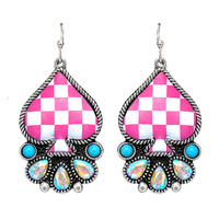 WESTERN ACE OF SPADES EARRINGS