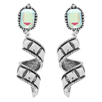 WESTERN SPIRAL POST EARRINGS