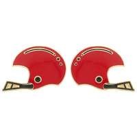 GAMEDAY FOOTBALL HELMET EARRINGS