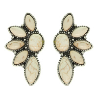 WESTERN TEARDROP POST EARRINGS