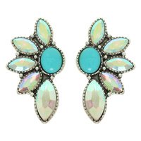 WESTERN TEARDROP POST EARRINGS