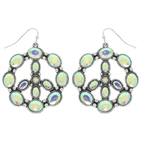 WESTERN PEACE SIGN EARRINGS