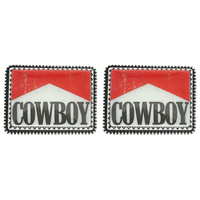 WESTERN COWBOY STUD EARRINGS