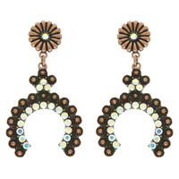 WESTERN SQUASH BLOSSOM EARRINGS