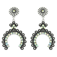 WESTERN SQUASH BLOSSOM EARRINGS