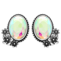 WESTERN FLORAL POST EARRINGS