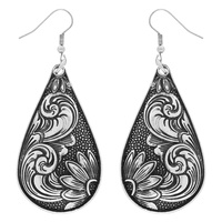 WESTERN FILIGREE TEARDROP EARRINGS