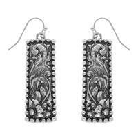 WESTERN FLORAL FILIGREE EARRINGS