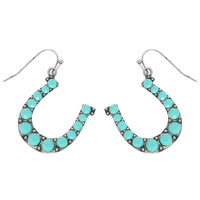 WESTERN HORSESHOE DROP EARRINGS
