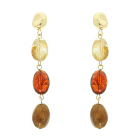 MARBLE STONE LINEAR EARRINGS