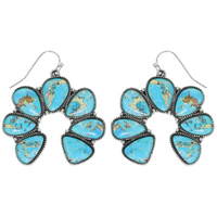 WESTERN SQUASH BLOSSOM EARRINGS