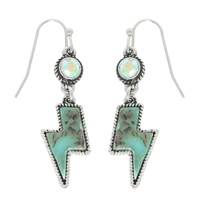 WESTERN LIGHTNING BOLT EARRINGS