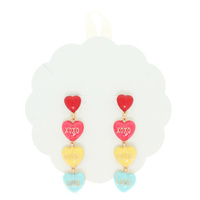 SWEETHEART LINEAR EARRINGS