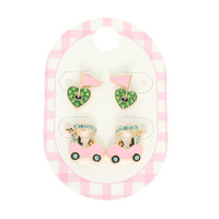 GOLF CART STUD EARRING SET