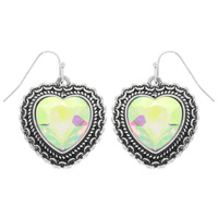 WESTERN HEART DROP EARRINGS