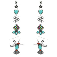 WESTERN NOVELTY THEME EARRING SET