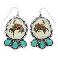 WESTERN BRONC RIDER NECKLACE