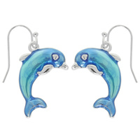 DOLPHIN DANGLE EARRINGS
