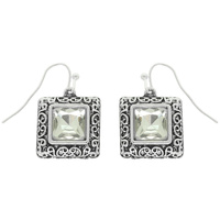 WESTERN FILIGREE SQUARE EARRINGS