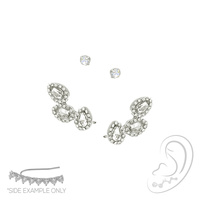 CZ EAR CUFF EARRING