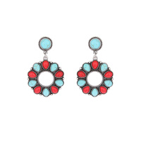 WESTERN TURQUOISE EARRINGS