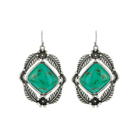 LARGER WESTERN TQ EARRINGS